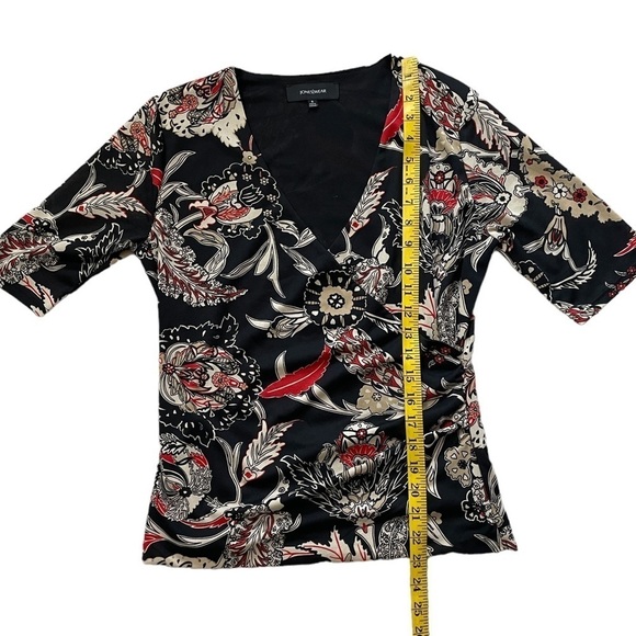 JONES WEAR short-sleeve ruched blouse - Picture 4 of 5